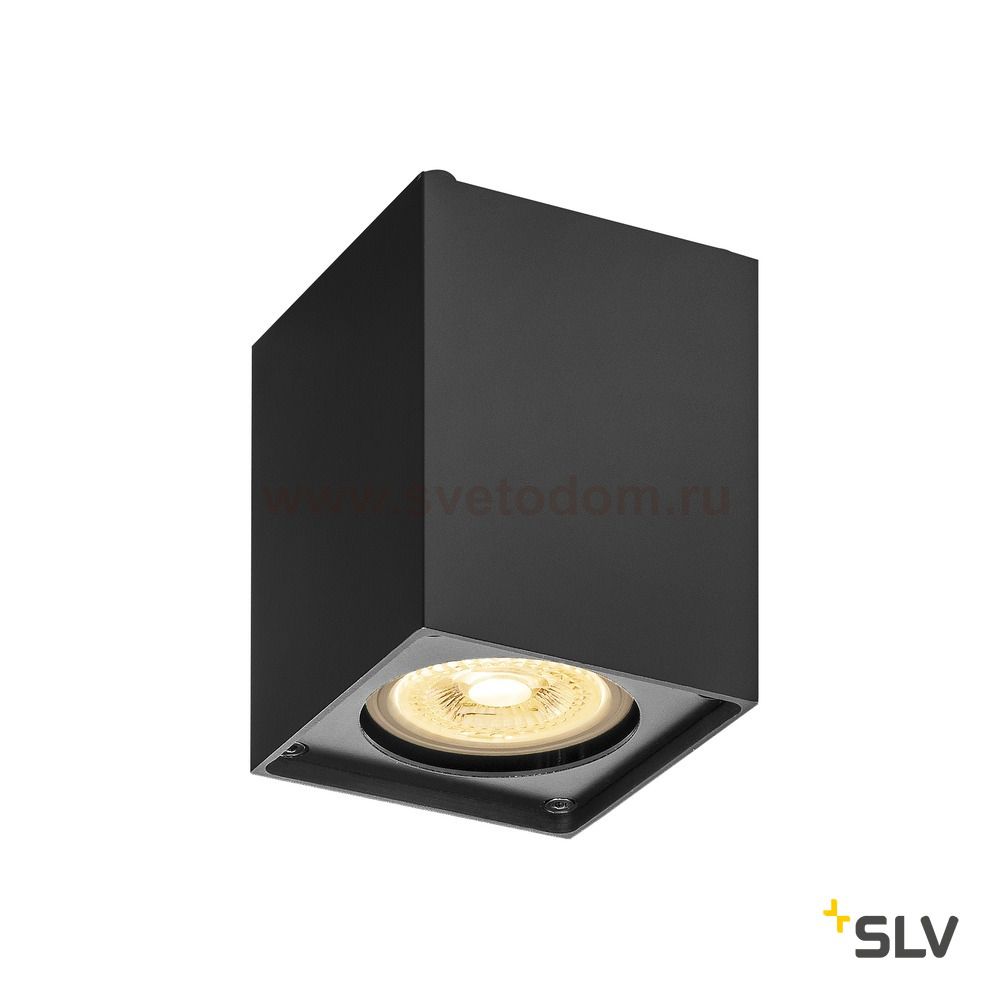 SLV 1002216 ALTRA DICE CL-1 светильник потолочный для лампы GU10 35Вт макс., черный
