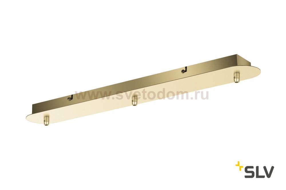 SLV 1002264 FITU, основание прямоугольное 3х, латунь