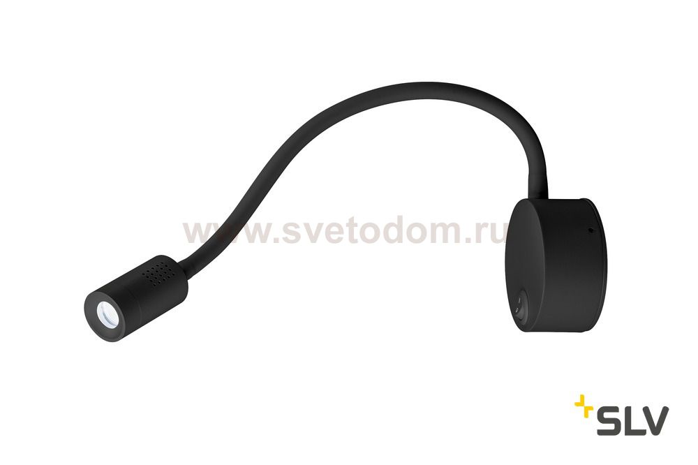 SLV 1002432 DIO FLEX PLATE LED светильник накладной 1.9Вт с выключателем и LED 4000К, 70лм, 45°, черный