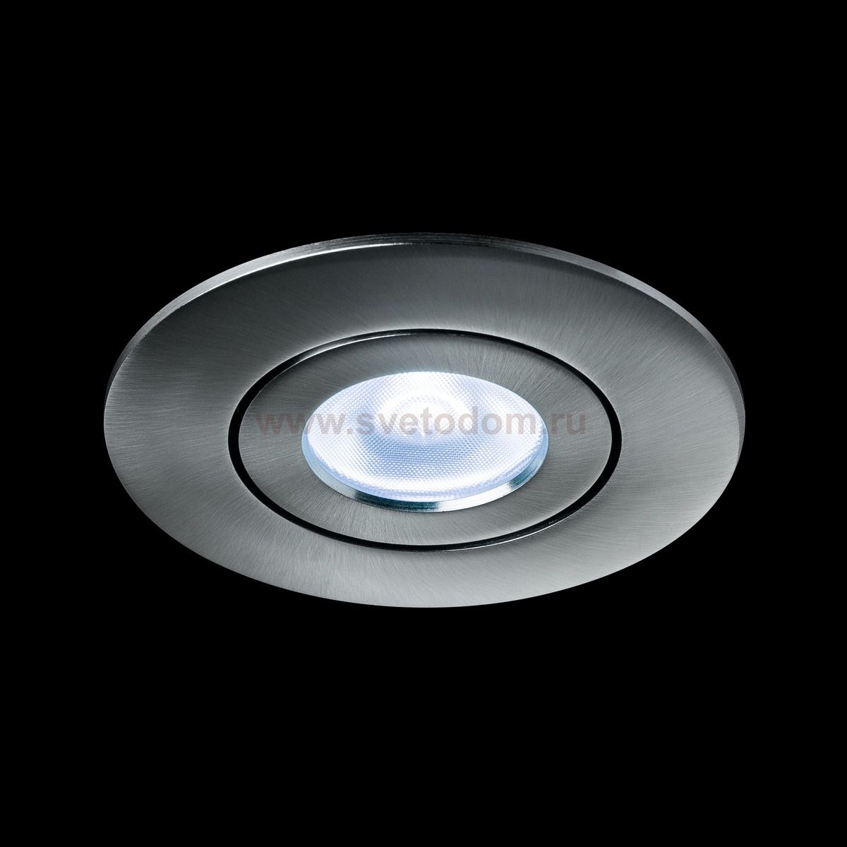 SLV 1002527 SLV PLAY, DOWNLIGHT CCT светильник встраиваемый 10Вт с БП и LED 2700-6500K, 38°, 450лм, никель