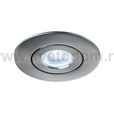 SLV 1002527 SLV PLAY, DOWNLIGHT CCT светильник встраиваемый 10Вт с БП и LED 2700-6500K, 38°, 450лм, никель