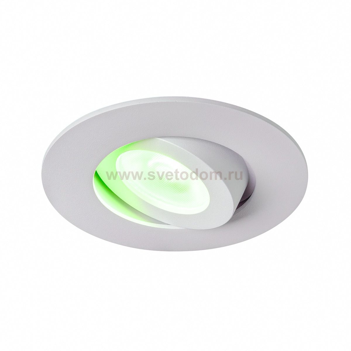 SLV 1002528 SLV PLAY, DOWNLIGHT RGBW светильник встраиваемый 10Вт с БП и LED RGBW, 38°, 450лм, белый