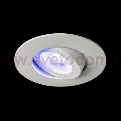 SLV 1002528 SLV PLAY, DOWNLIGHT RGBW светильник встраиваемый 10Вт с БП и LED RGBW, 38°, 450лм, белый