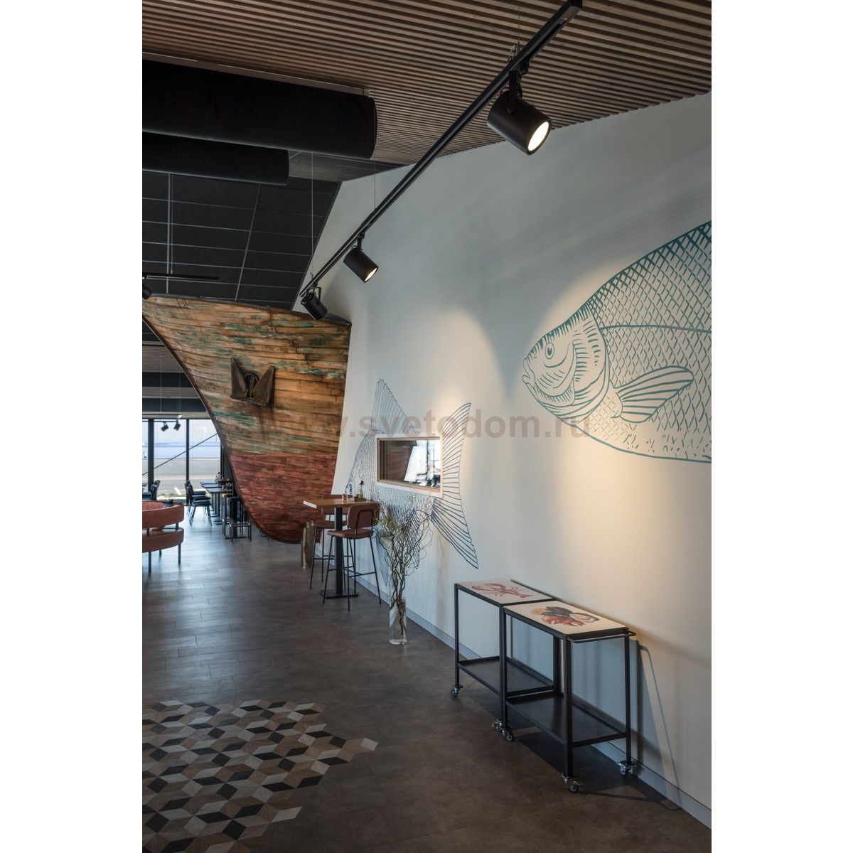 SLV 1002681 3Ph, EURO SPOT LED MEDIUM светильник 20Вт с LED 3000К, 1800лм, 36°, черный