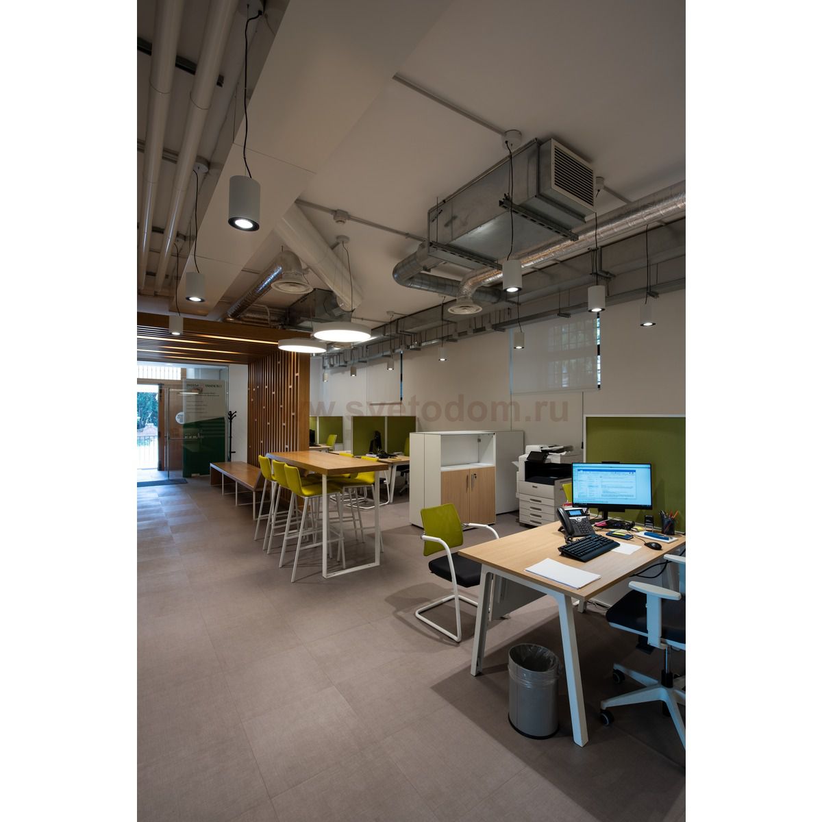 SLV 1003280 SUPROS PD светильник подвесной 36Вт с LED 3000К, 3380лм, CRI>90, 60°, белый