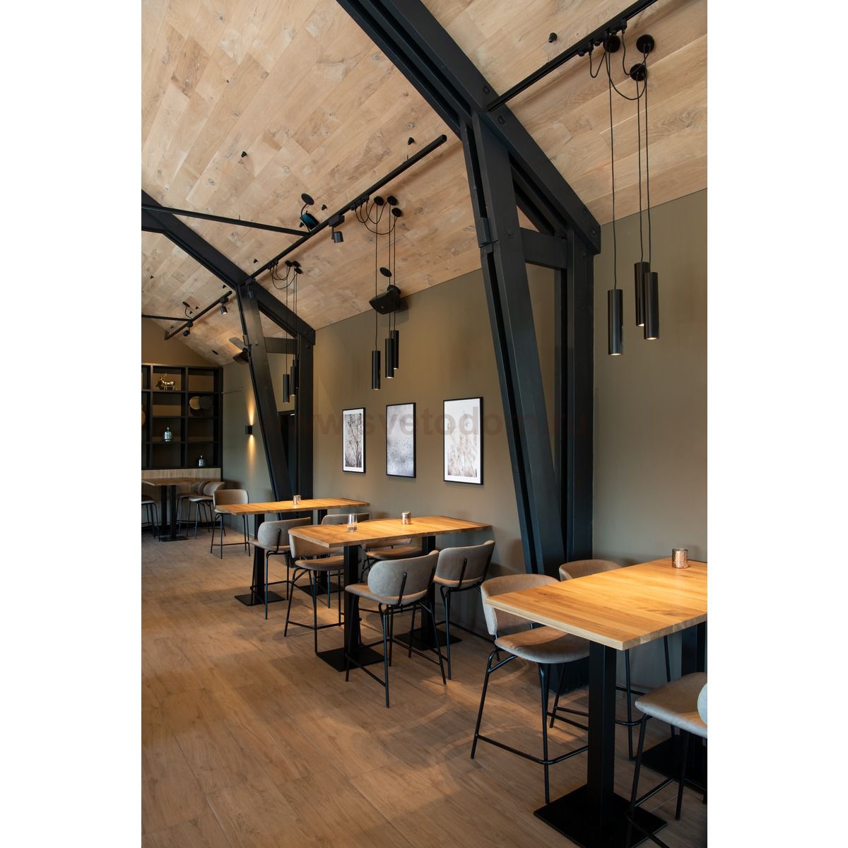 SLV 1003291 3Ph, SUPROS светильник 31Вт с LED 3000К, 2600лм, CRI>90, 60°, черный