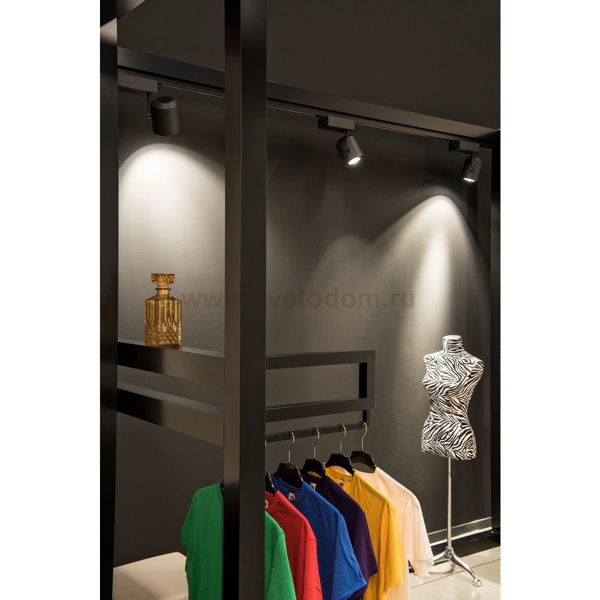 SLV 1003293 3Ph, SUPROS светильник 31Вт с LED 4000К, 2700лм, CRI>90, 60°, черный