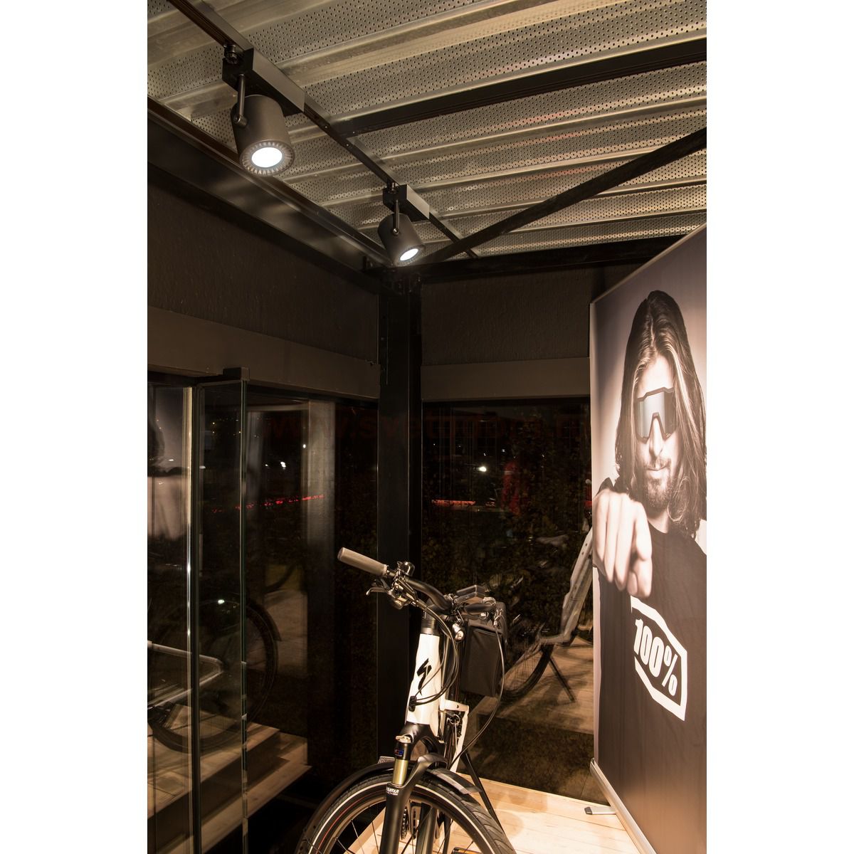 SLV 1003295 3Ph, SUPROS светильник 36Вт с LED 3000К, 3380лм, CRI>90, 60°, черный