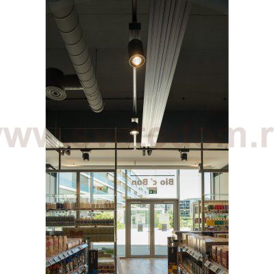 SLV 1003297 3Ph, SUPROS светильник 36Вт с LED 4000К, 3520лм, CRI>90, 60°, черный