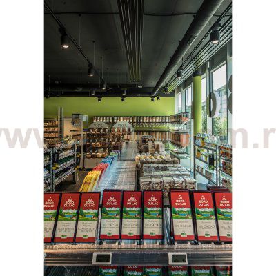 SLV 1003297 3Ph, SUPROS светильник 36Вт с LED 4000К, 3520лм, CRI>90, 60°, черный