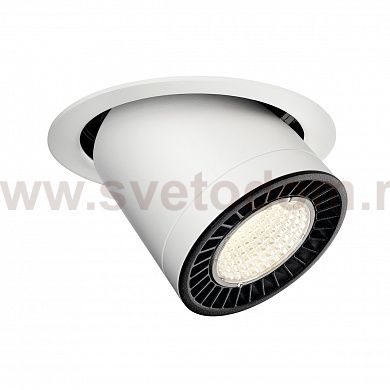 SLV 1003312 SUPROS MOVE светильник встраиваемый 31Вт с БП и LED 4000К, 2700лм, CRI>90, 60°, белый