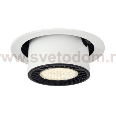 SLV 1003312 SUPROS MOVE светильник встраиваемый 31Вт с БП и LED 4000К, 2700лм, CRI>90, 60°, белый