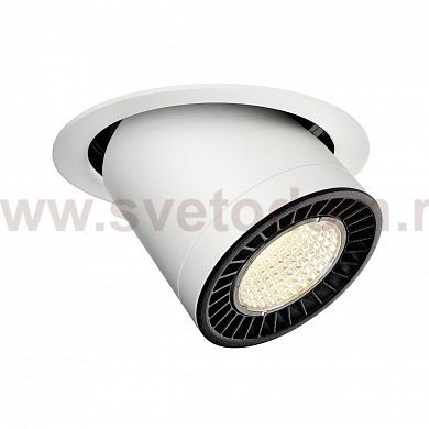 SLV 1003314 SUPROS MOVE светильник встраиваемый 36Вт с БП и LED 4000К, 3520лм, CRI>90, 60°, белый