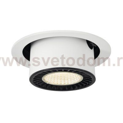 SLV 1003314 SUPROS MOVE светильник встраиваемый 36Вт с БП и LED 4000К, 3520лм, CRI>90, 60°, белый