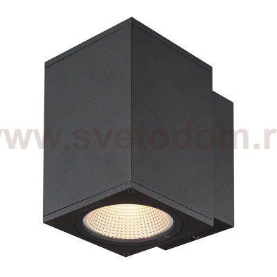 SLV 1003417 ENOLA SQUARE M WL светильник настенный IP65 10Вт c LED 3000/4000К, 720/820лм, 38°, антрацит