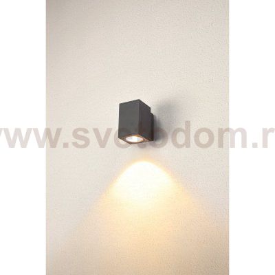 SLV 1003417 ENOLA SQUARE M WL светильник настенный IP65 10Вт c LED 3000/4000К, 720/820лм, 38°, антрацит
