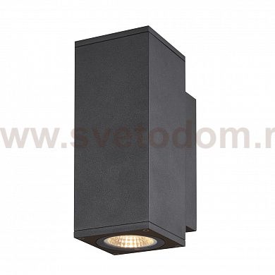 SLV 1003418 ENOLA SQUARE UP/DOWN S WL светильник настенный IP65 7Вт c LED 3000/4000К, 2x 285/320лм, 30°, антрацит