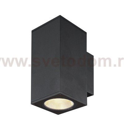 SLV 1003419 ENOLA SQUARE UP/DOWN M WL светильник настенный IP65 19Вт c LED 3000/4000К, 2x 740/840лм, 38°, антрацит