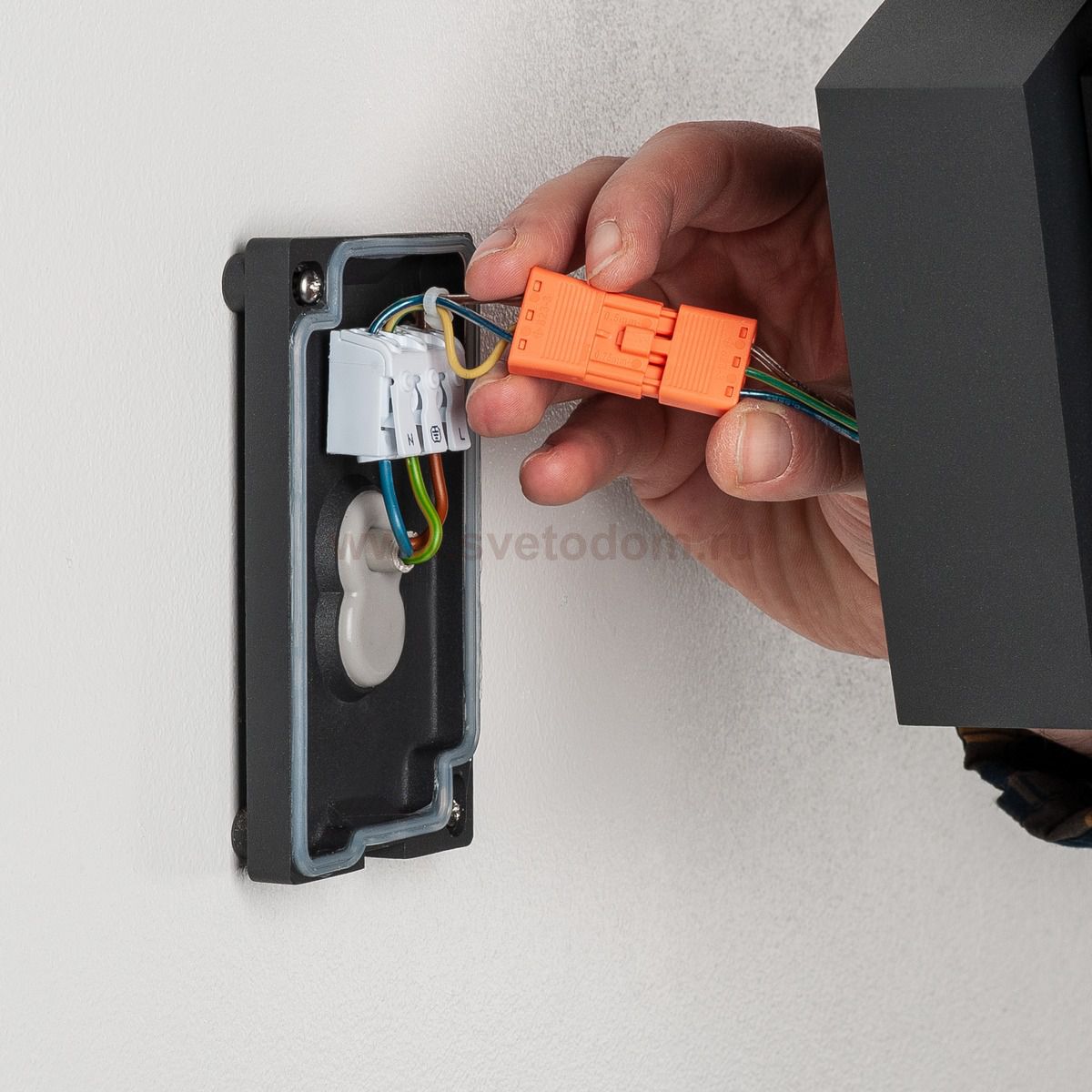 SLV 1003425 ENOLA ROUND UP/DOWN M WL светильник настенный IP65 19Вт c LED 3000/4000К, 2x 740/840лм, 38°, антрацит