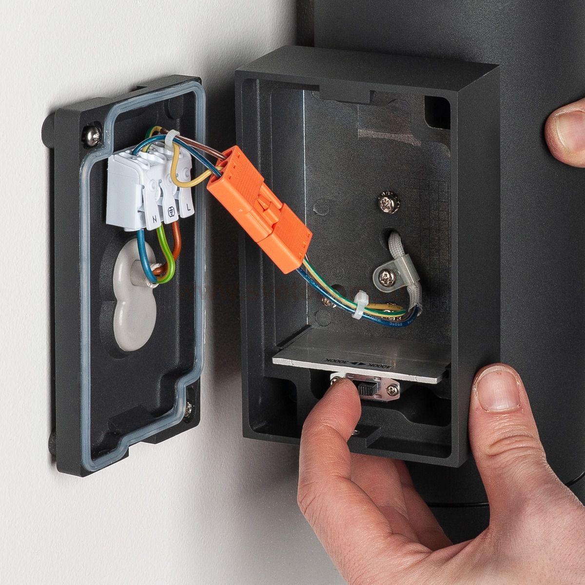 SLV 1003425 ENOLA ROUND UP/DOWN M WL светильник настенный IP65 19Вт c LED 3000/4000К, 2x 740/840лм, 38°, антрацит