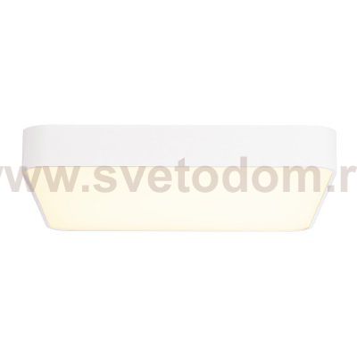 SLV 1003429 QUADRASS SPOT WL светильник настенный для лампы E27 40Вт макс., c LED 2Вт, 3000K, 200лм, 25°, белый/ хром/ белое стекло
