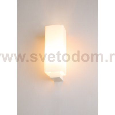 SLV 1003431 QUADRASS WL светильник настенный для лампы E27 40Вт макс., белый/ белое стекло