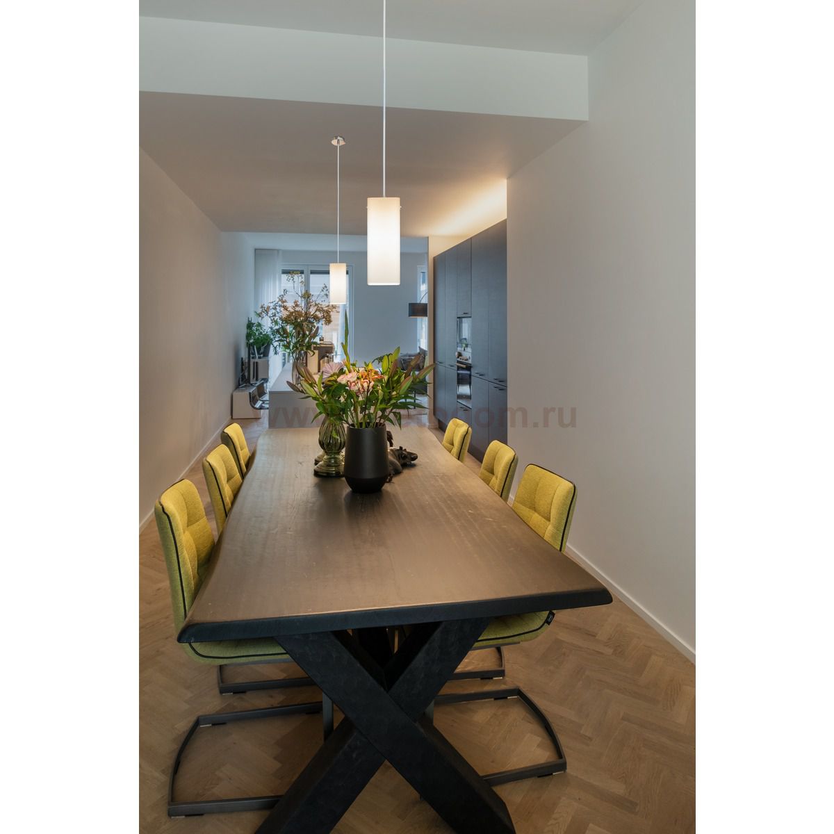 SLV 1003432 QUADRASS PD светильник подвесной для лампы E27 40Вт макс., без основания, хром/ белое стекло