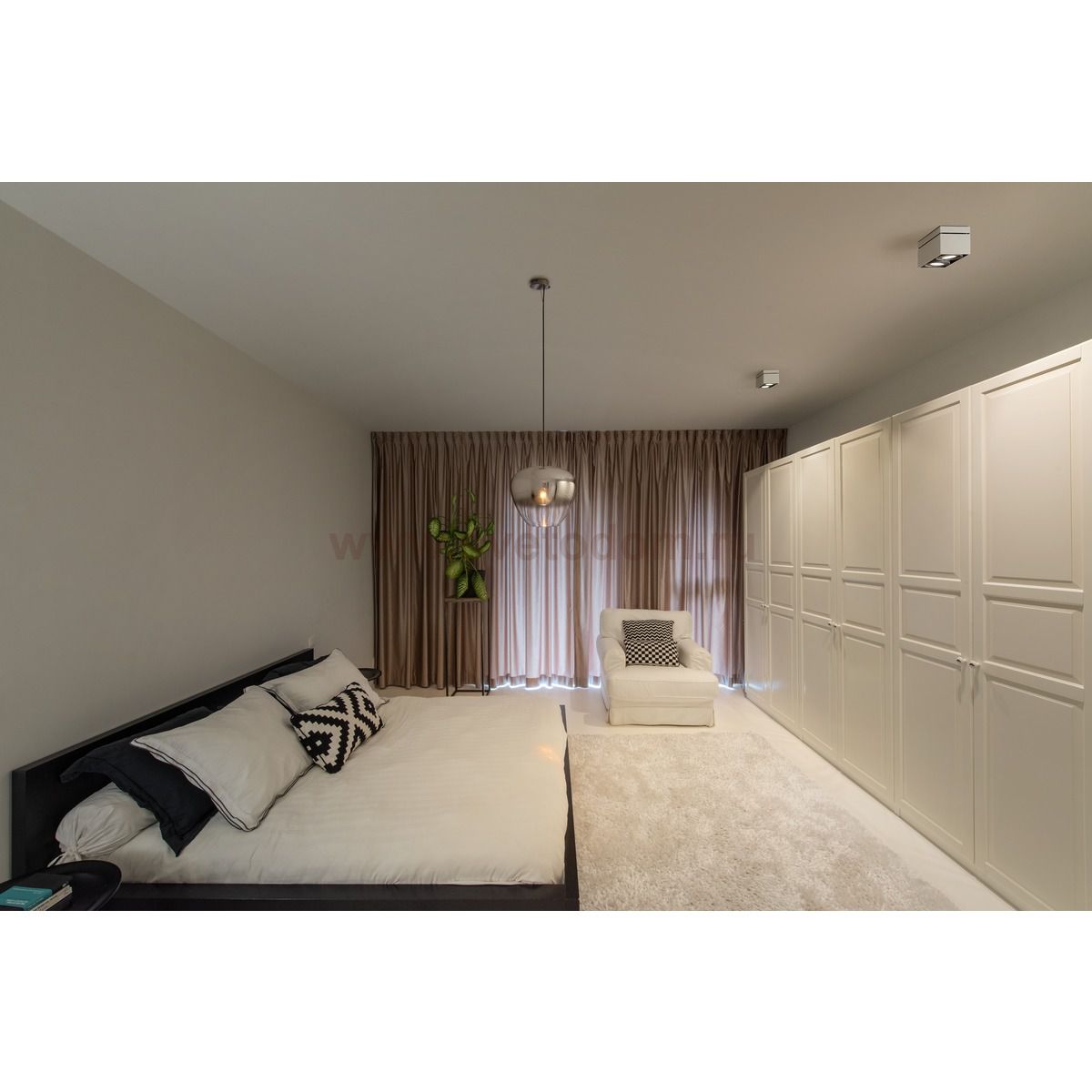 SLV 1003444 PANTILO CONVEX 40 светильник подвесной для лампы E27 40Вт макс., с основанием, хром