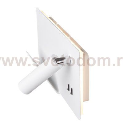 SLV 1003457 SOMNILA SPOT LEFT светильник настенный 13Вт с USB (2A макс.), LED 3000K, 646лм+65лм, 40°, CRI>90, белый