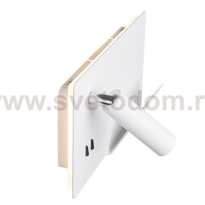 SLV 1003458 SOMNILA SPOT RIGHT светильник настенный 13Вт с USB (2A макс.), LED 3000K, 646лм+65лм, 40°, CRI>90, белый