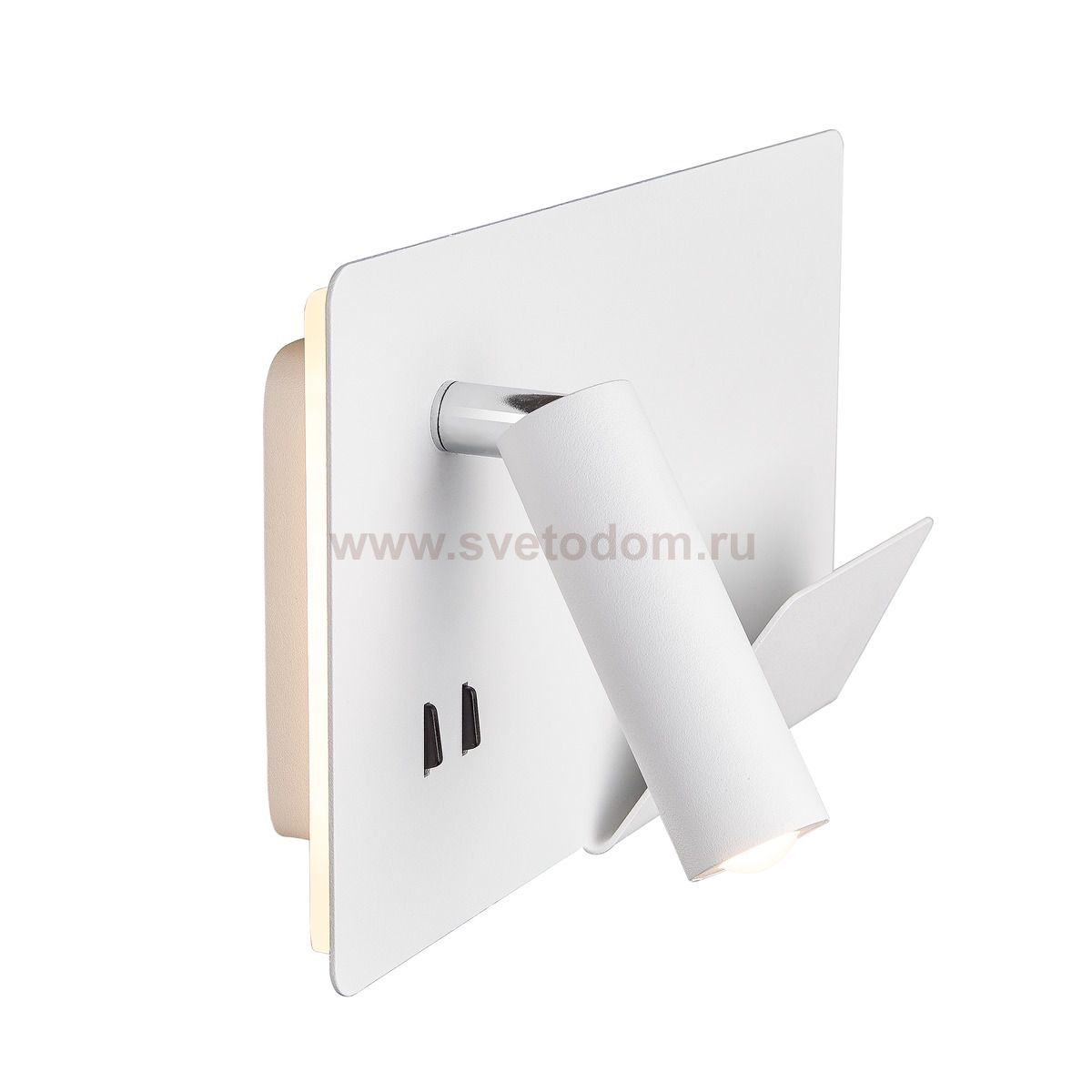 SLV 1003458 SOMNILA SPOT RIGHT светильник настенный 13Вт с USB (2A макс.), LED 3000K, 646лм+65лм, 40°, CRI>90, белый