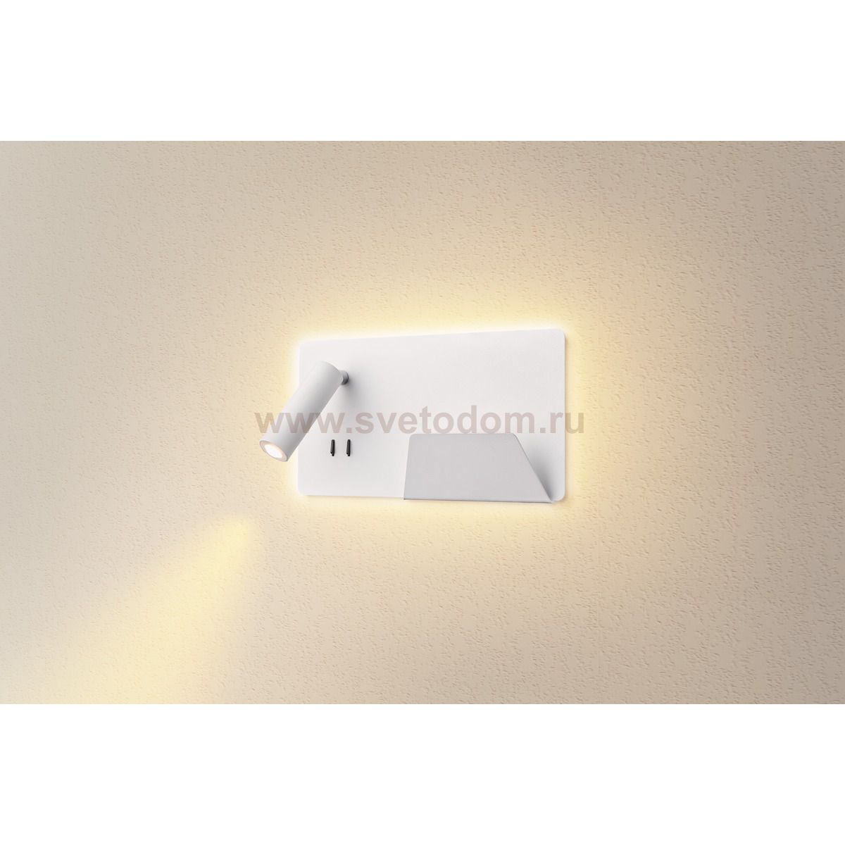 SLV 1003458 SOMNILA SPOT RIGHT светильник настенный 13Вт с USB (2A макс.), LED 3000K, 646лм+65лм, 40°, CRI>90, белый