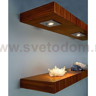 SLV 111870 LELEX 1 светильник встраиваемый 350mA с PowerLED 1Вт, 4000K, 110lm, 25°, матированный алюминий