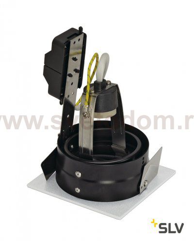 SLV 112471 INDI REC 1S Downlight eckig, mattweiss, GU10, max. 50W, kardanisch