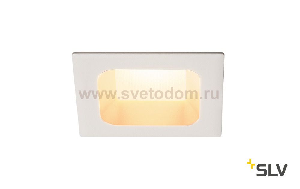 112682 SLV VERLUX 10 светильник встраиваемый с LED 10Вт (12Вт), 3000К, 880лм, 80°, белый