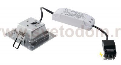 SLV 112726 FRAME BASIC, LED Set, Down- light, alu brushed, 6W, 3000K, inkl. Treiber