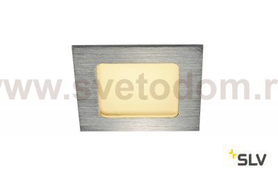 SLV 112726 FRAME BASIC, LED Set, Down- light, alu brushed, 6W, 3000K, inkl. Treiber