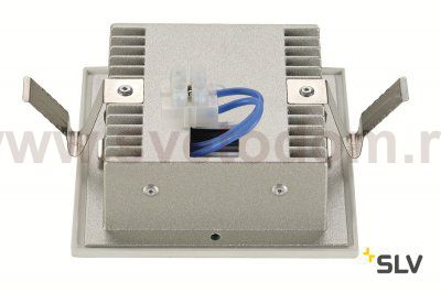 SLV 112731 FLAT FRAME BASIC Einbauleuchte eckig, weiss, G4, max. 20W