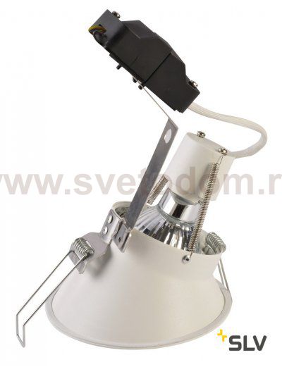 SLV 113151 HORN-A Einbauleuchte, mattweiss, GU10, max. 50W