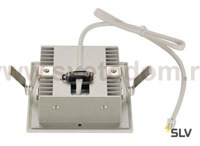 SLV 113290 FRAME CURVE LED Einbauleuchte, eckig, mattweiss, neutral- weisse LED