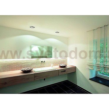 SLV 113466 NEW TRIA 68 GU10 ROUND Downlight, alu geb?rstet, max. 50W, inkl. Clipfedern