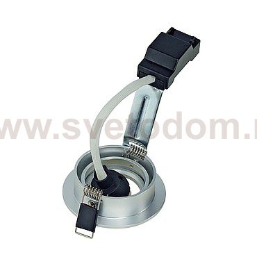 SLV 113466 NEW TRIA 68 GU10 ROUND Downlight, alu geb?rstet, max. 50W, inkl. Clipfedern