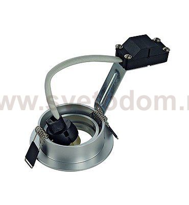 SLV 113466 NEW TRIA 68 GU10 ROUND Downlight, alu geb?rstet, max. 50W, inkl. Clipfedern