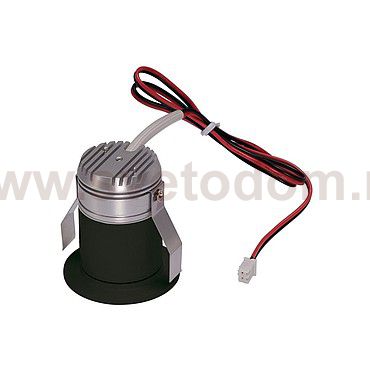 SLV 113670 TRITON MINI LED HORN Down- light, rund, schwarz, 1W LED, warmweiss