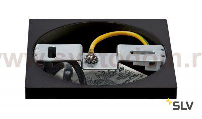 SLV 113940 TRILEDO SQUARE CL Aufbau- downlight, mattschwarz, LED, 6W, 38°, 3000K, inkl. Treiber