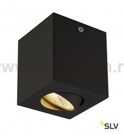 SLV 113940 TRILEDO SQUARE CL Aufbau- downlight, mattschwarz, LED, 6W, 38°, 3000K, inkl. Treiber