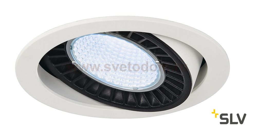 SLV 114161 SUPROS DL Deckeneinbauleuchte, rund, wei?, 3000lm, 4000K, SLM LED, 60° Reflektor