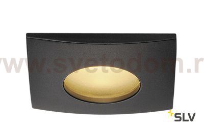 SLV 114470 OUT 65 LED DL SQUARE Set Down- light, mattschwarz, 9W, 38°, 3000K, inkl. Treiber