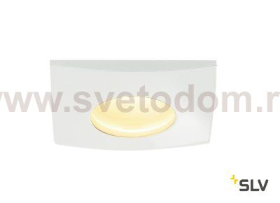 SLV 114471 OUT 65 LED DL SQUARE Set Down- light, weiss, 9W, 38°, 3000K, inkl. Treiber
