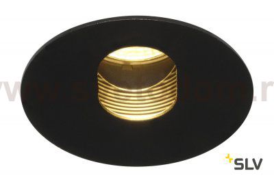 SLV 114490 HOTEL DOWNLIGHT OVAL HOLE, mattschwarz, 12W, 20°, 2700K, inkl. Treiber, Clipfeder